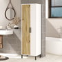 Hanah Home Armario Multiusos Dy1-Wk Nogal y Blanco